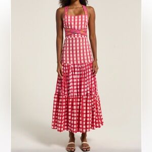 Mo Maya Runa Leo Maxi Dress SZ XS NWT